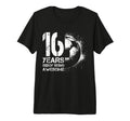 16Th Birthday Soccer Player Football 16 T-Shirt - Graphic Print Unisex - T-Shirt, Sweatshirt, Hoodie