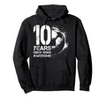 10Th Birthday Soccer Player Football Hoodie - Streetwear Style Men Women - T-Shirt, Sweatshirt, Hoodie