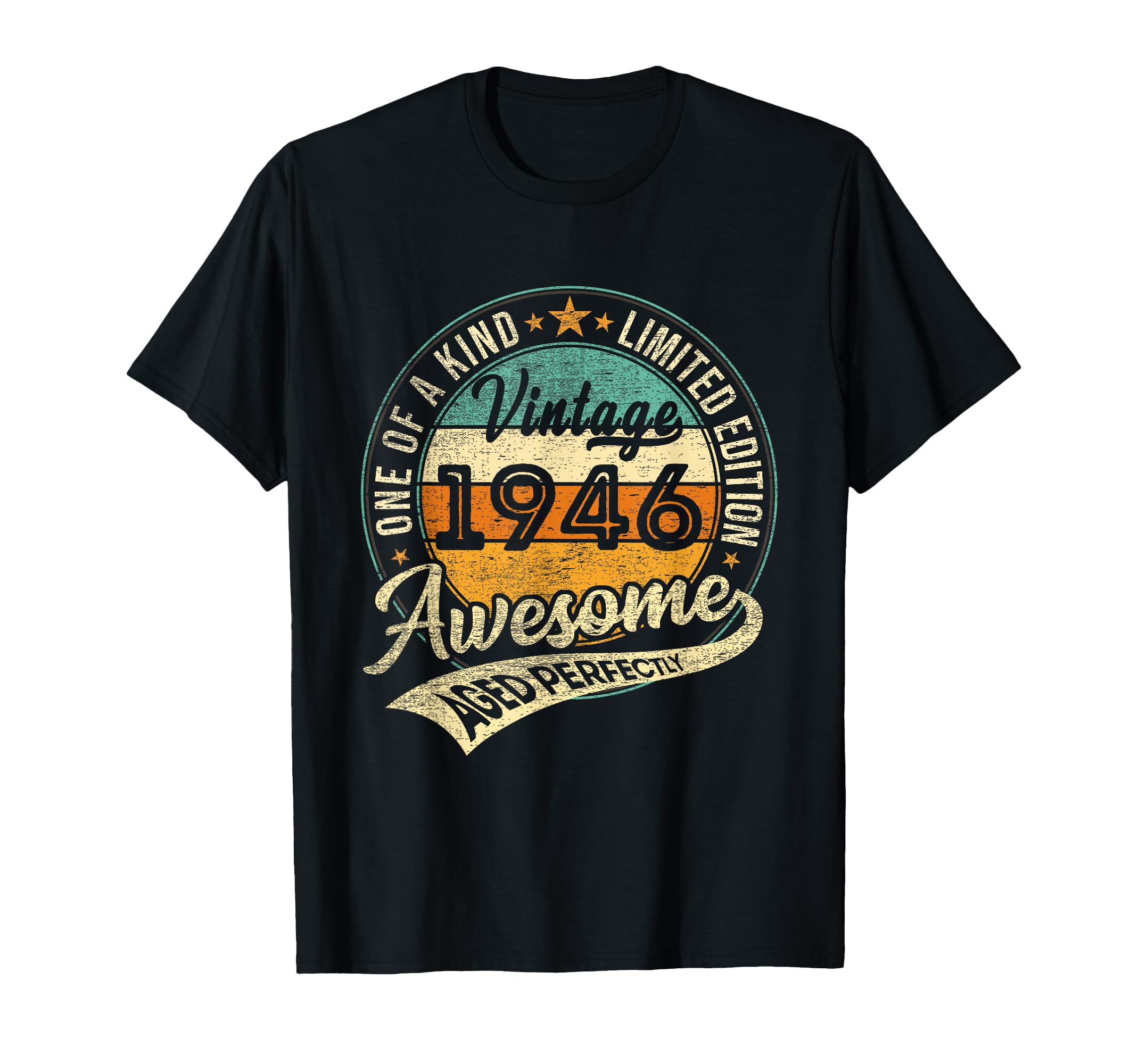 1946 80 Year Old Gifts 80Th Birthday T-Shirt - Custom Art Print Men Women - T-Shirt, Sweatshirt, Hoodie