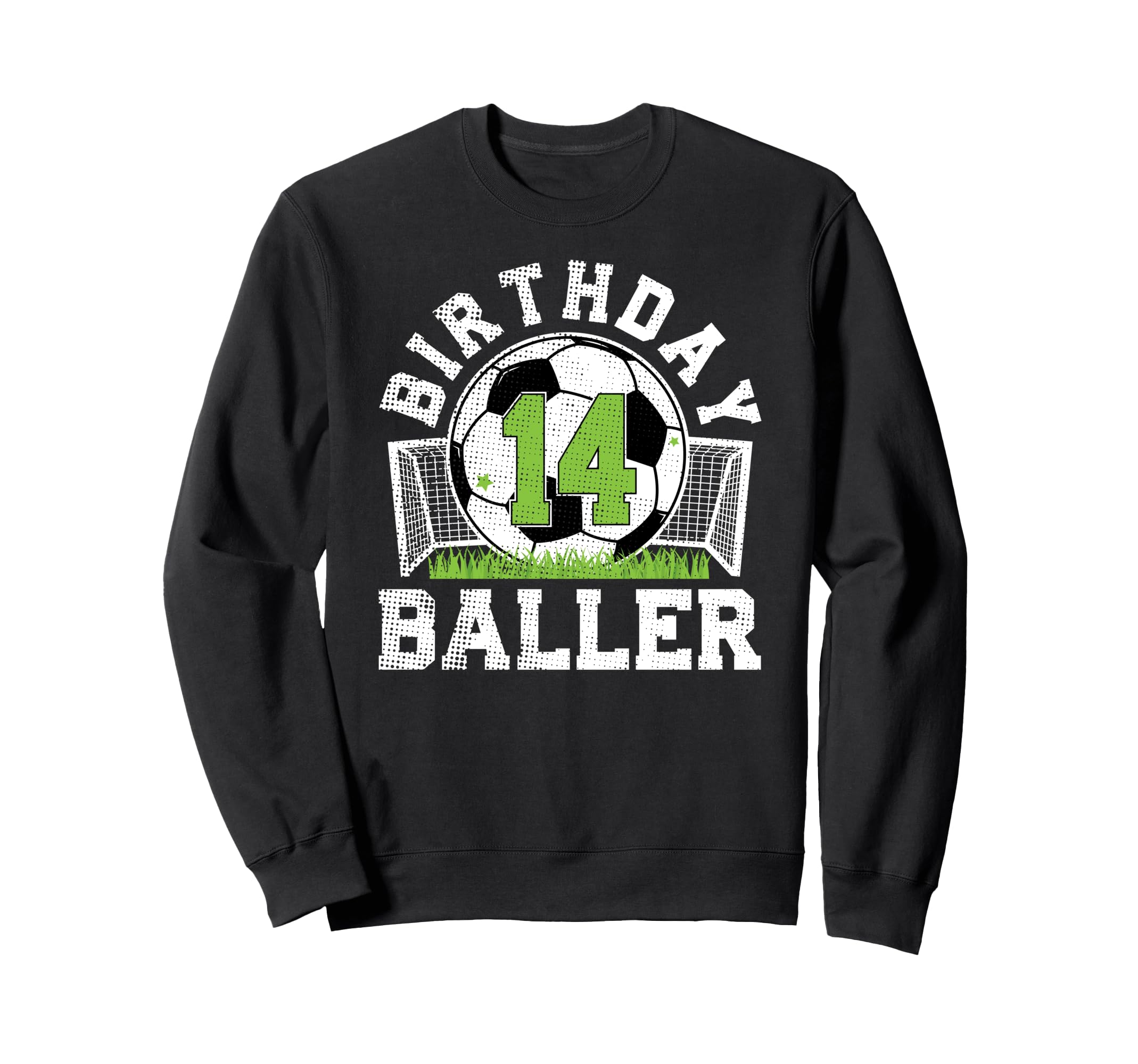 14Th Birthday Soccer 14 Year Old Sweatshirt - Trendy Graphic Men Women - T-Shirt, Sweatshirt, Hoodie