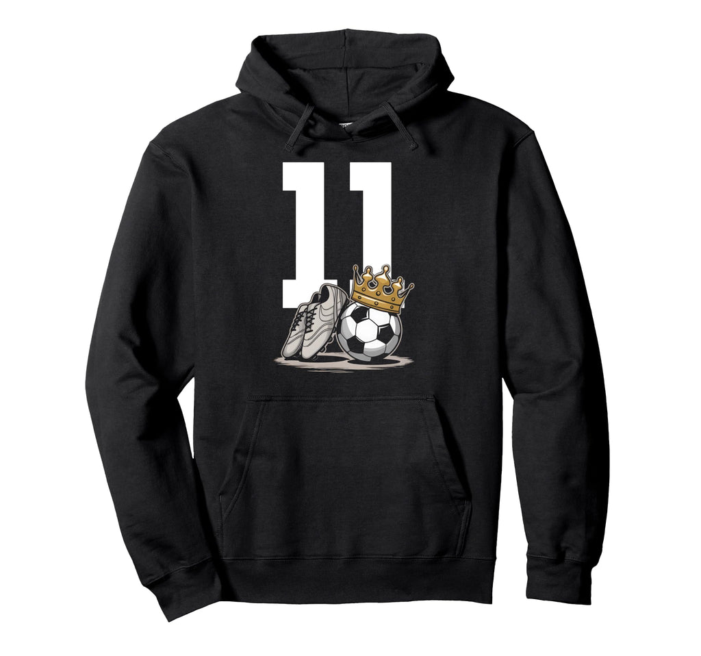 11 Soccer Birthday Gift Soccer Fan Hoodie - Unique Graphic Men Women - T-Shirt, Sweatshirt, Hoodie