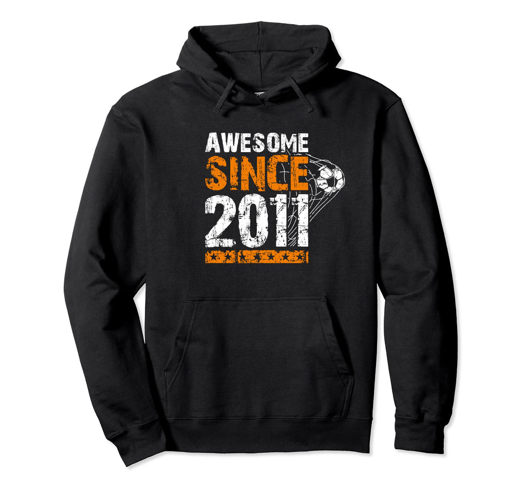 13Th Soccer Birthday Awesome Since 2011 Hoodie - Novelty Apparel Men Women - T-Shirt, Sweatshirt, Hoodie