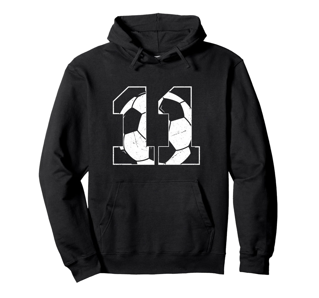 11Th Birthday Soccer Player Hoodie - Fun Novelty Design for Adults - T-Shirt, Sweatshirt, Hoodie