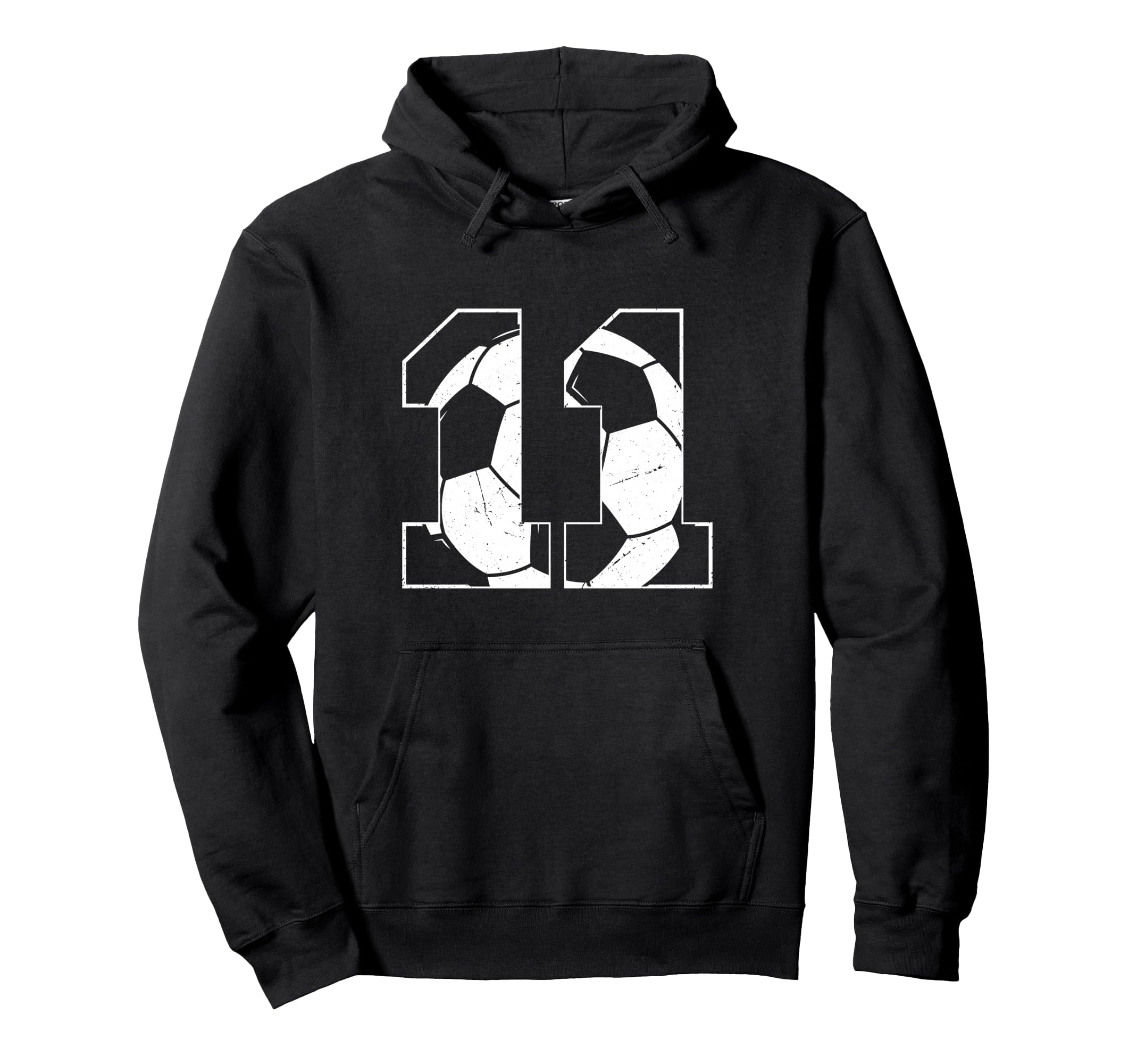 11Th Birthday Soccer Player Hoodie - Fun Novelty Design for Adults - T-Shirt, Sweatshirt, Hoodie