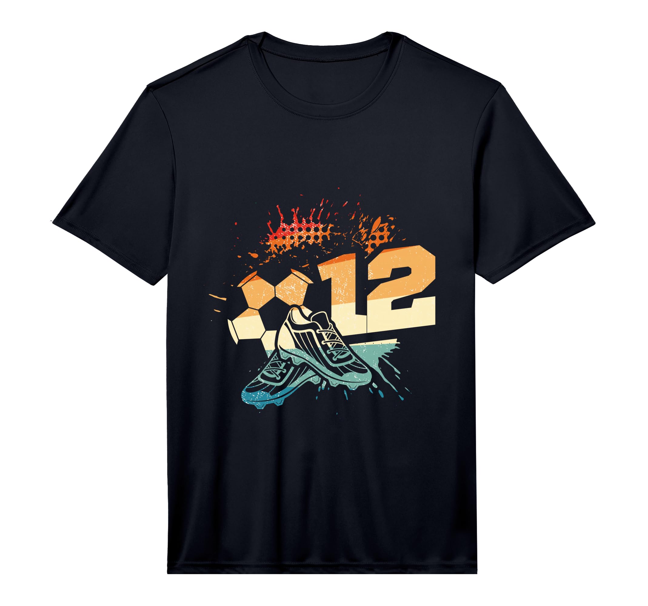 12Th Birthday Soccer Player Football T-Shirt - Novelty Apparel for Adults - T-Shirt, Sweatshirt, Hoodie