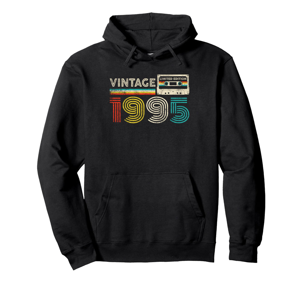 1995 Birthday 1995 Cassette Tape Hoodie - Casual Everyday Wear Men Women - T-Shirt, Sweatshirt, Hoodie