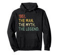 1951 75Th Birthday 75 Years Old Hoodie - Casual Everyday Wear Men Women - T-Shirt, Sweatshirt, Hoodie