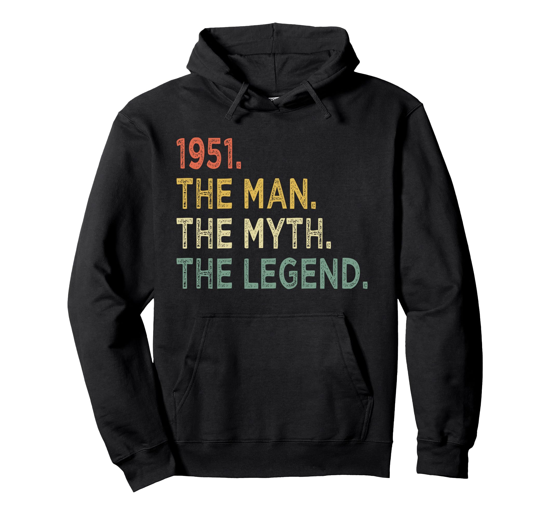 1951 75Th Birthday 75 Years Old Hoodie - Casual Everyday Wear Men Women - T-Shirt, Sweatshirt, Hoodie