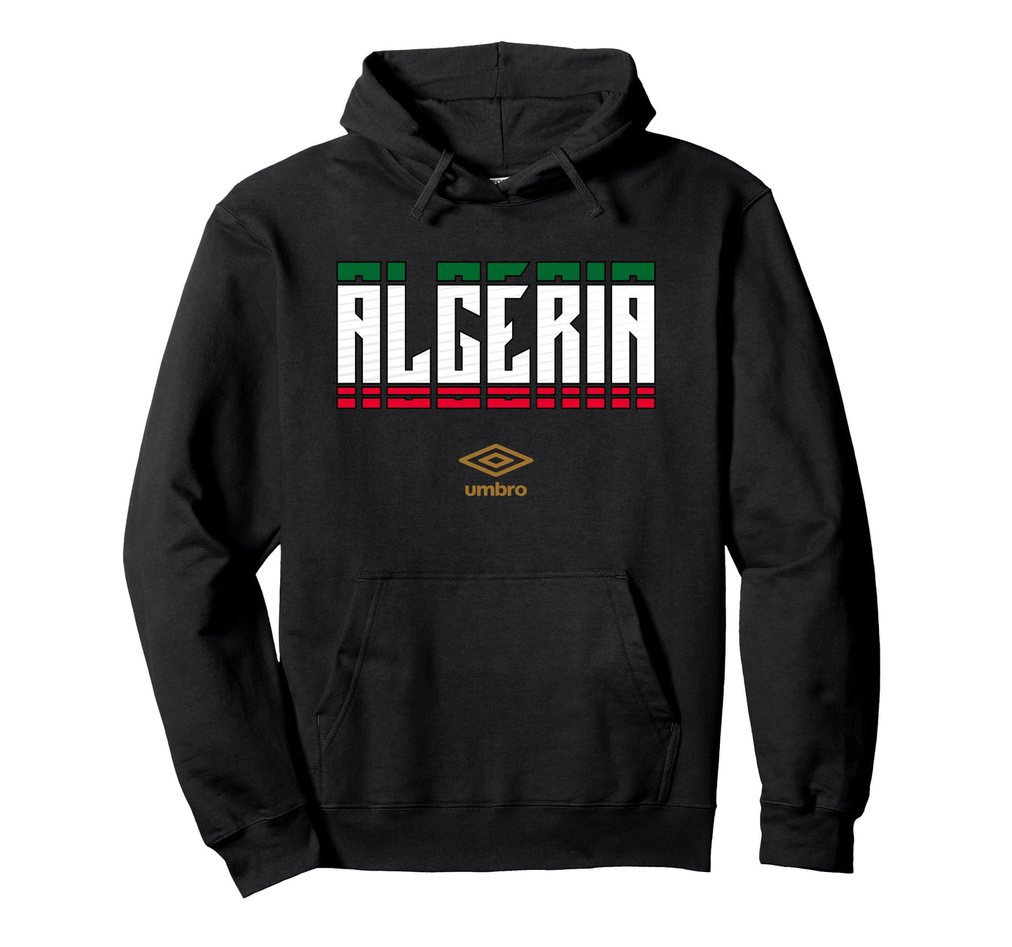 Umbro International Soccer Algeria Hoodie - Casual Everyday Wear Men Women - T-Shirt, Sweatshirt, Hoodie