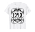 1940 86Yr 86Th Birthday Gifts 86 Years T-Shirt - Streetwear Style Unisex - T-Shirt, Sweatshirt, Hoodie