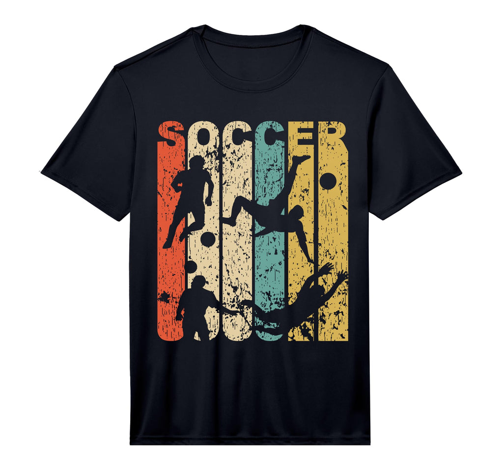 1970S Soccer Distressed Performance T-Shirt - Minimalist Print Men Women - T-Shirt, Sweatshirt, Hoodie