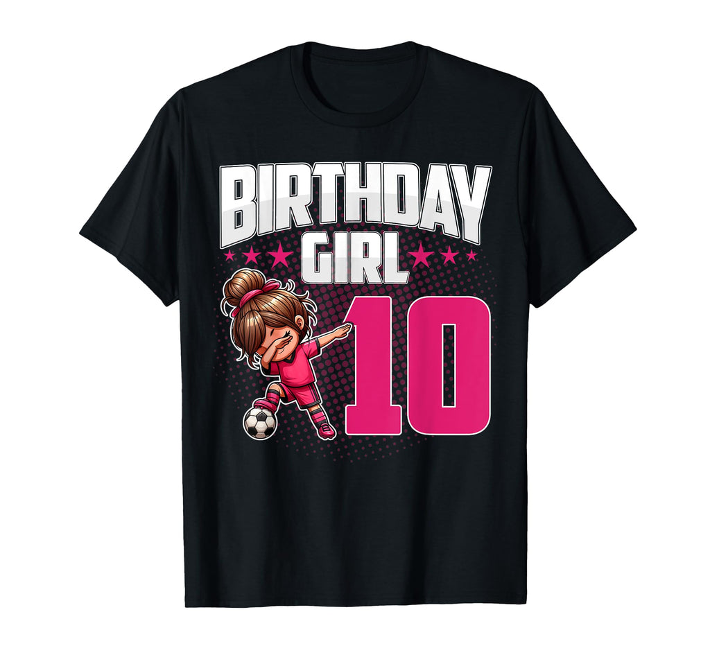 10Th Birthday Soccer Dabbing 10 Years T-Shirt - Novelty Apparel Men Women - T-Shirt, Sweatshirt, Hoodie