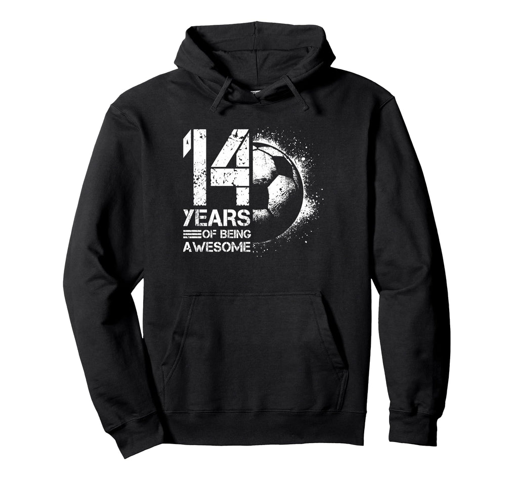 14Th Birthday Soccer Player Football 14 Hoodie - Unique Graphic Men Women - T-Shirt, Sweatshirt, Hoodie
