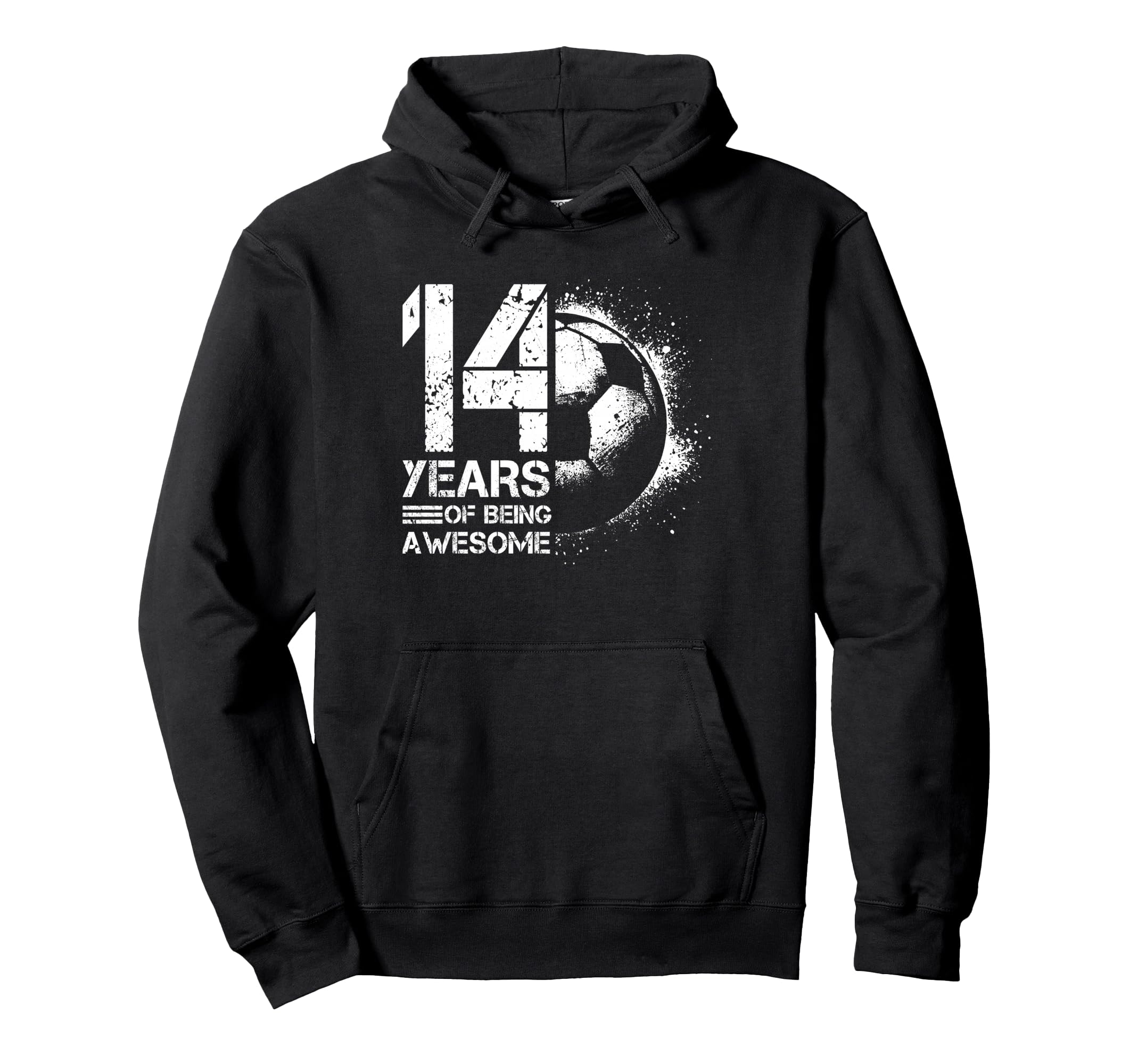 14Th Birthday Soccer Player Football 14 Hoodie - Unique Graphic Men Women - T-Shirt, Sweatshirt, Hoodie