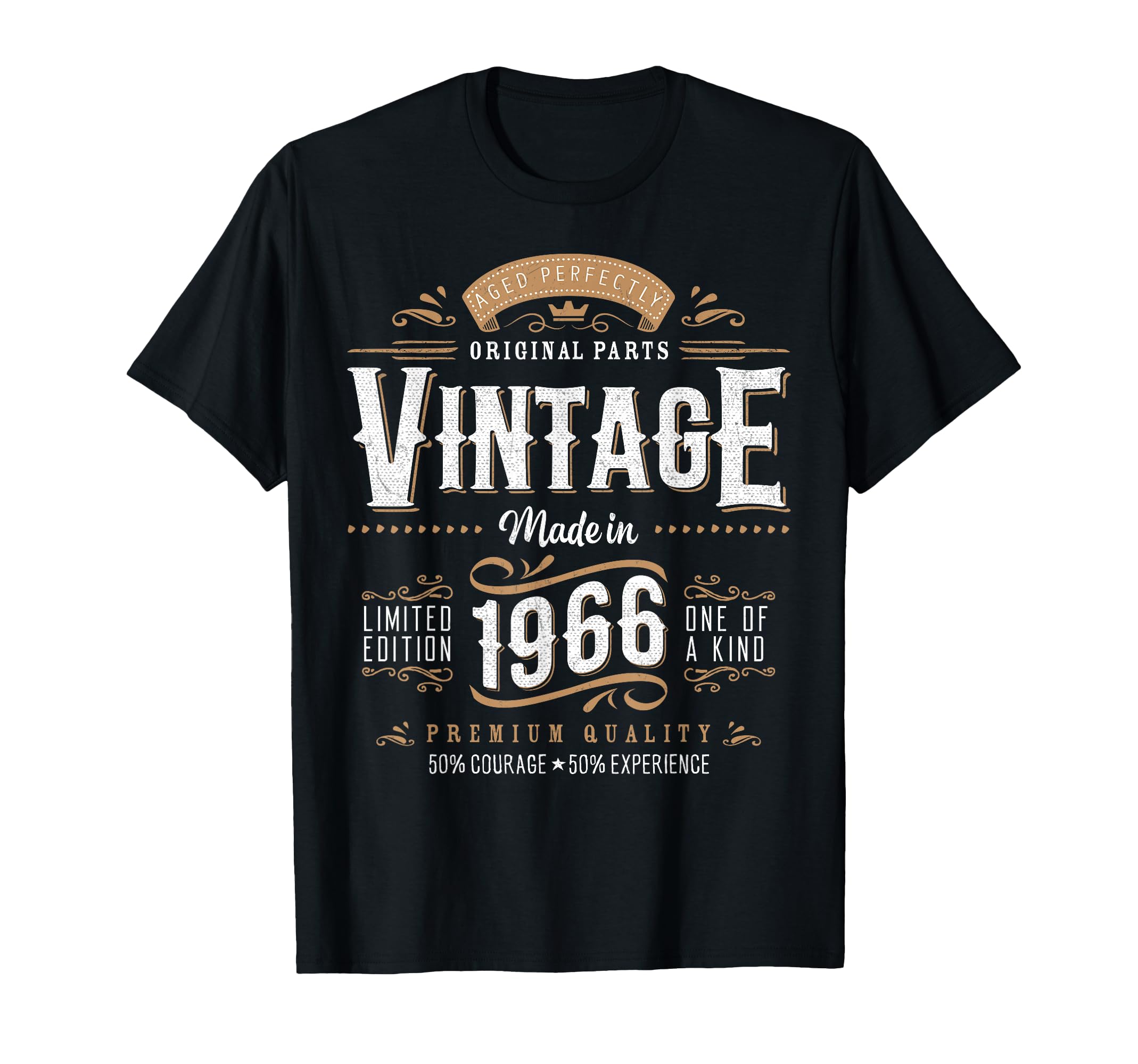 1966 Label 60Th Birthday Gift 60 Year T-Shirt - Fun Novelty Design Unisex - T-Shirt, Sweatshirt, Hoodie