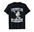70 Years Old Team Player Sports T-Shirt - Custom Art Print for Adults - T-Shirt, Sweatshirt, Hoodie