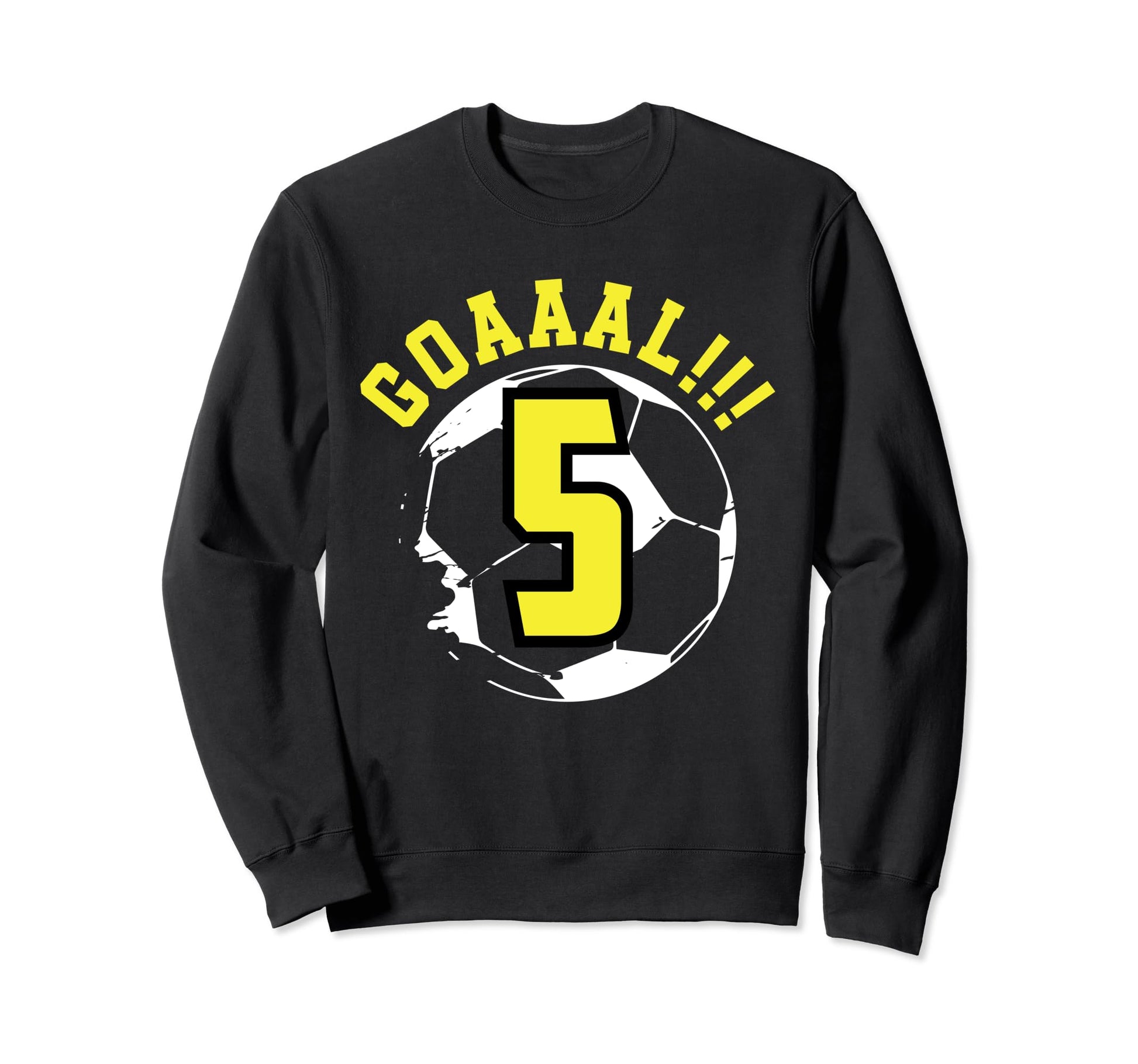5Th Birthday 5 Years Soccer Sweatshirt - Casual Everyday Wear Men Women - T-Shirt, Sweatshirt, Hoodie