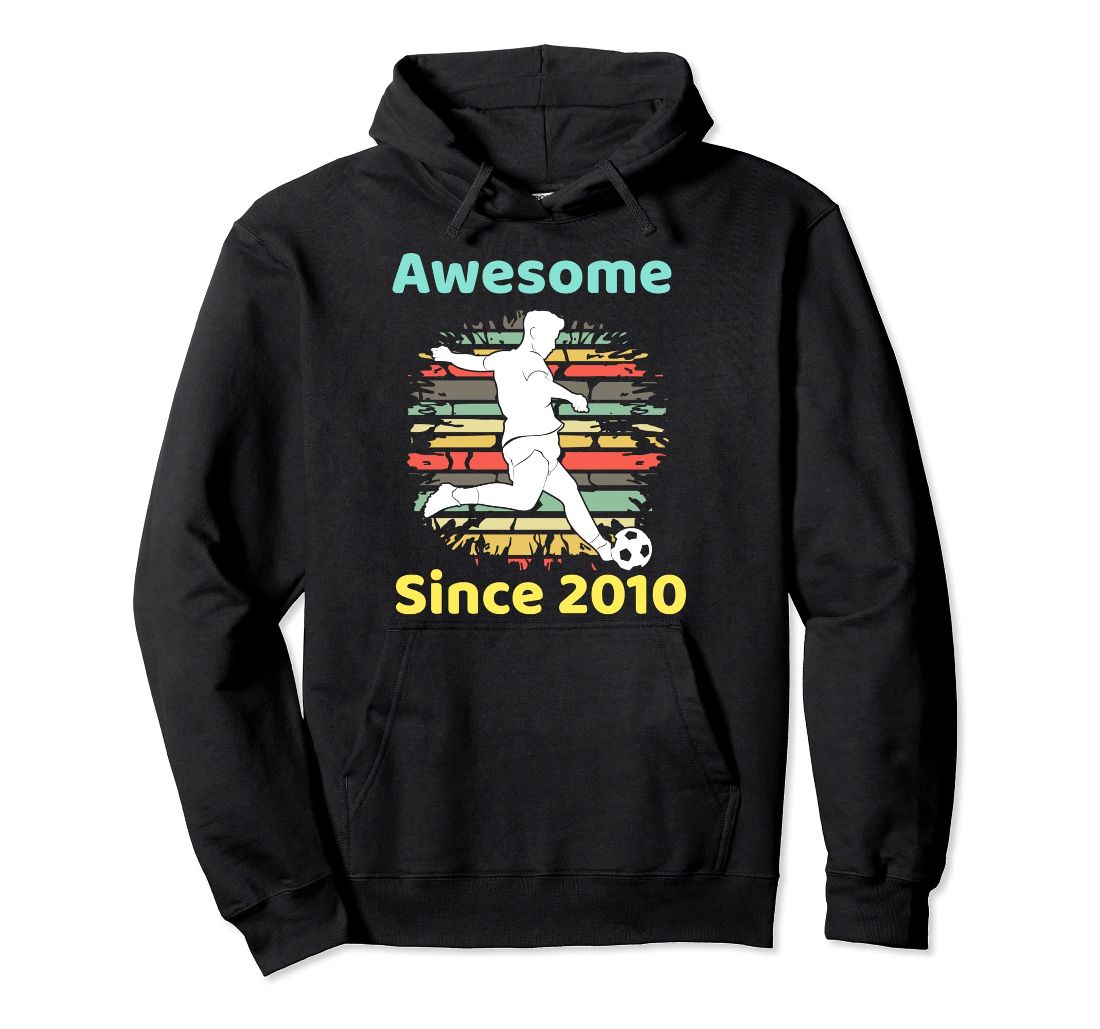 12 Year Old Soccer Player Awesome Since Hoodie - Trendy Graphic for Adults - T-Shirt, Sweatshirt, Hoodie