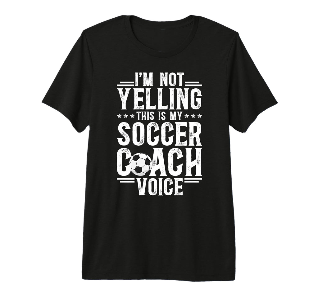 This Is My Soccer Coach Voice Soccer T-Shirt - Aesthetic Graphic Men Women - T-Shirt, Sweatshirt, Hoodie