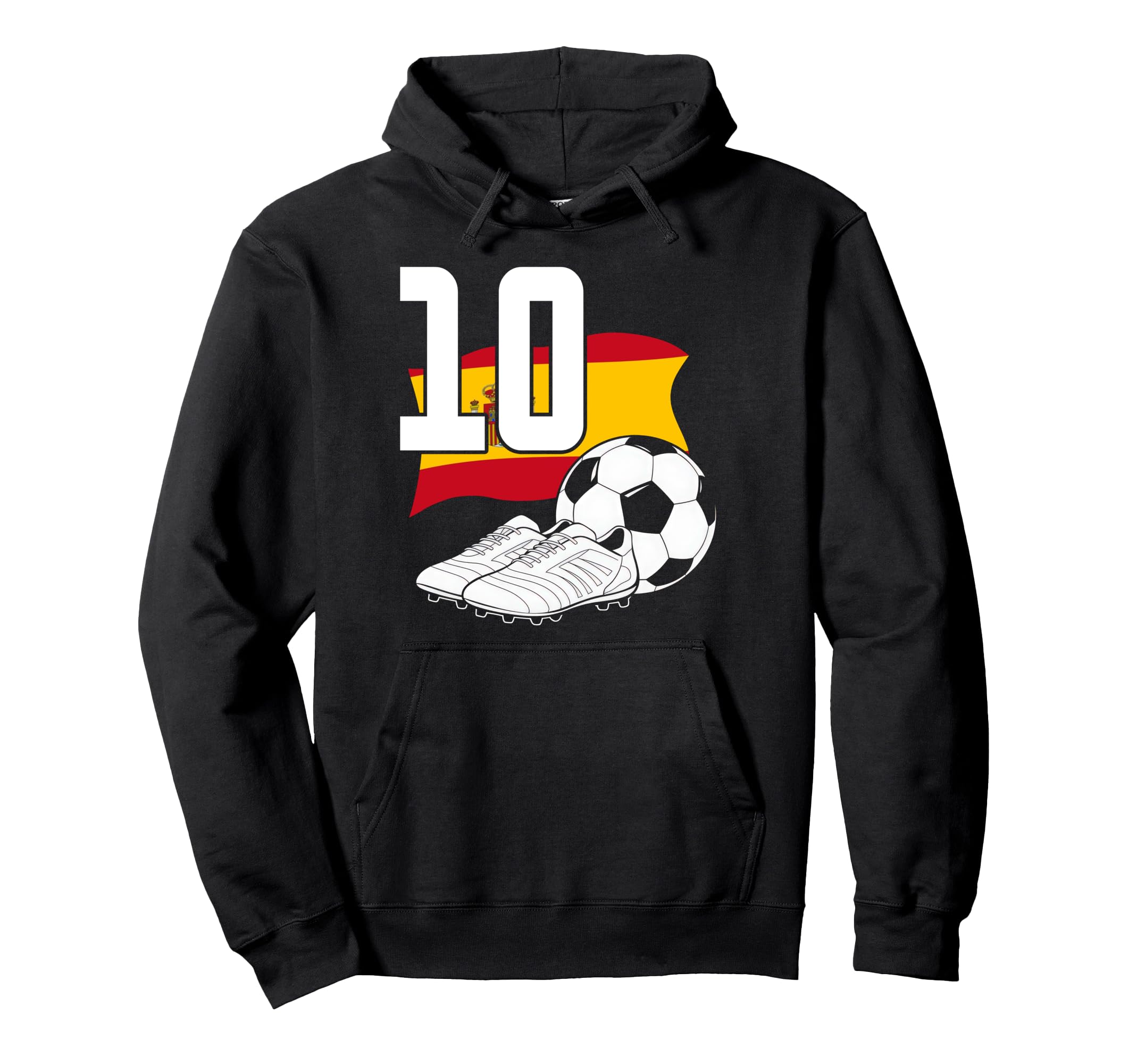 10 Soccer Birthday Gift Soccer Fan Sports Hoodie - Custom Art Print Unisex - T-Shirt, Sweatshirt, Hoodie