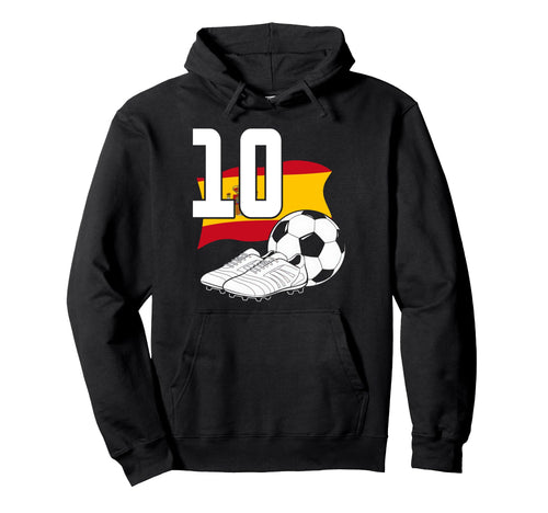 10 Soccer Birthday Gift Soccer Fan Sports Hoodie - Custom Art Print Unisex - T-Shirt, Sweatshirt, Hoodie