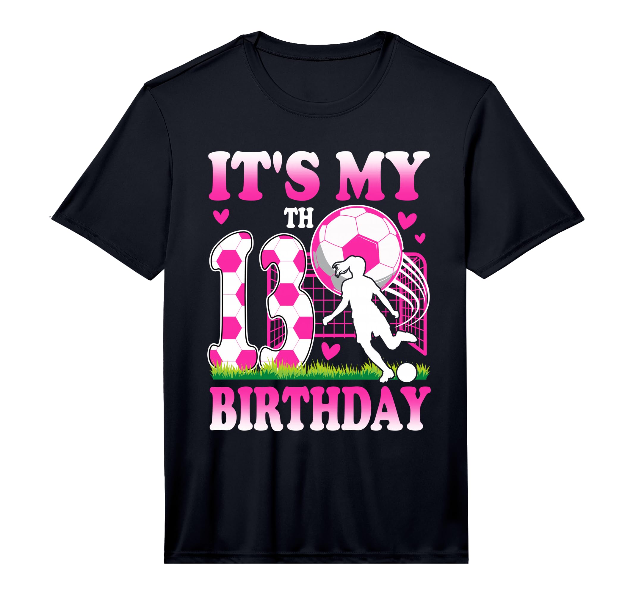 13 Year Old Birthday Soccer Themed Party T-Shirt - Streetwear Style Unisex - T-Shirt, Sweatshirt, Hoodie