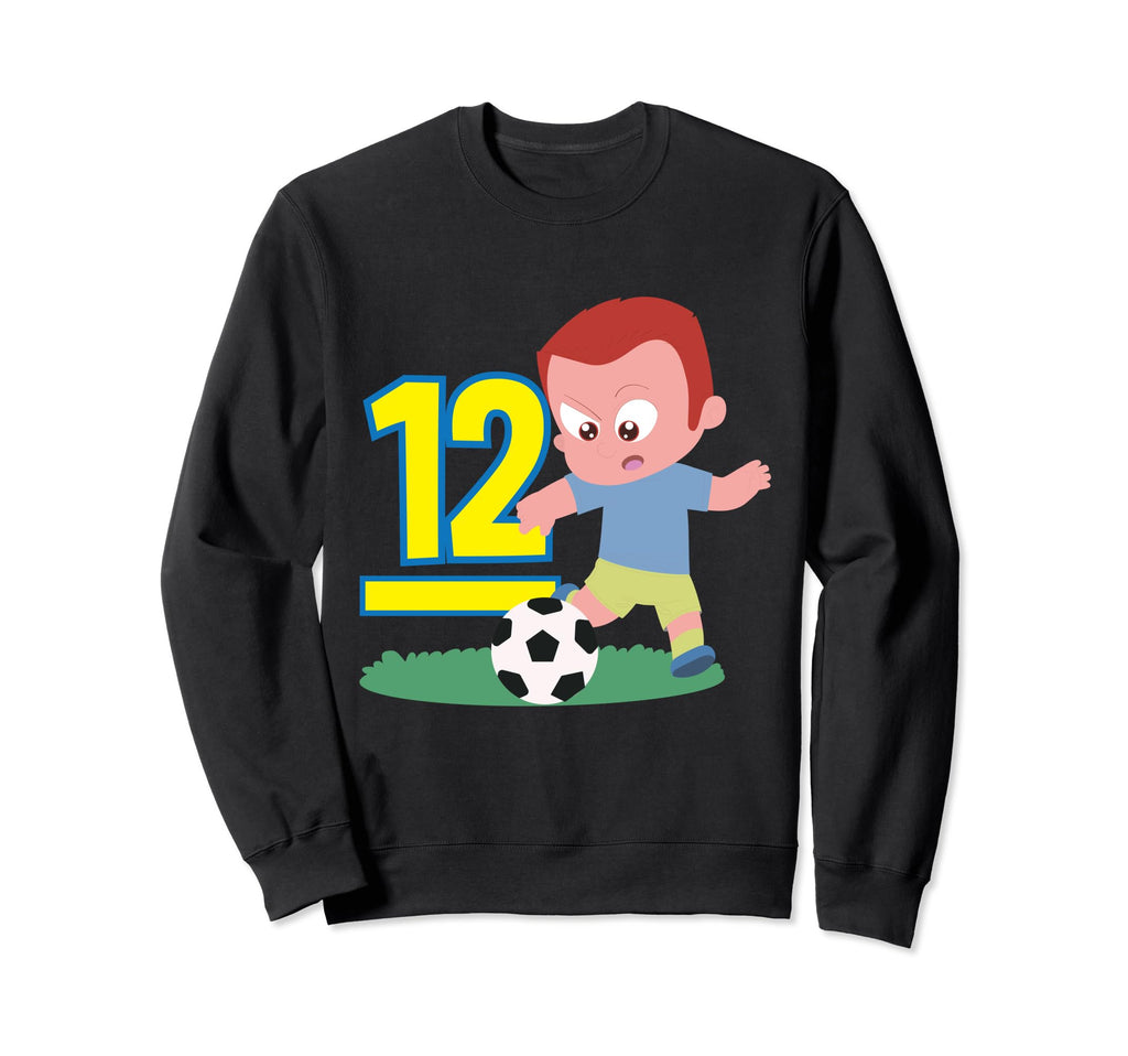12Th Birthday 12 Years Soccer Sweatshirt - Unique Graphic for Adults - T-Shirt, Sweatshirt, Hoodie