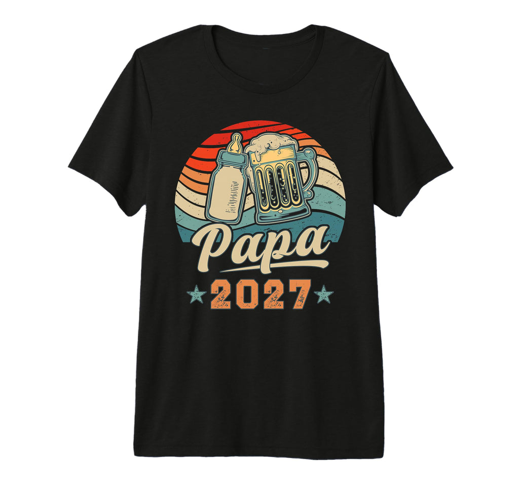 Mens Papa 2027 Future Dad Reveal T-Shirt - Casual Everyday Wear Men Women - T-Shirt, Sweatshirt, Hoodie