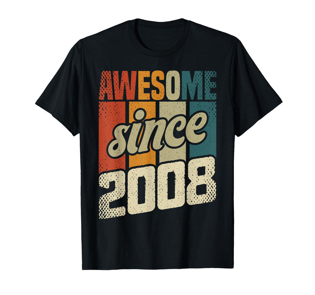 18Th Birthday 18 Years 2008 Gift T-Shirt - Minimalist Print for Adults - T-Shirt, Sweatshirt, Hoodie