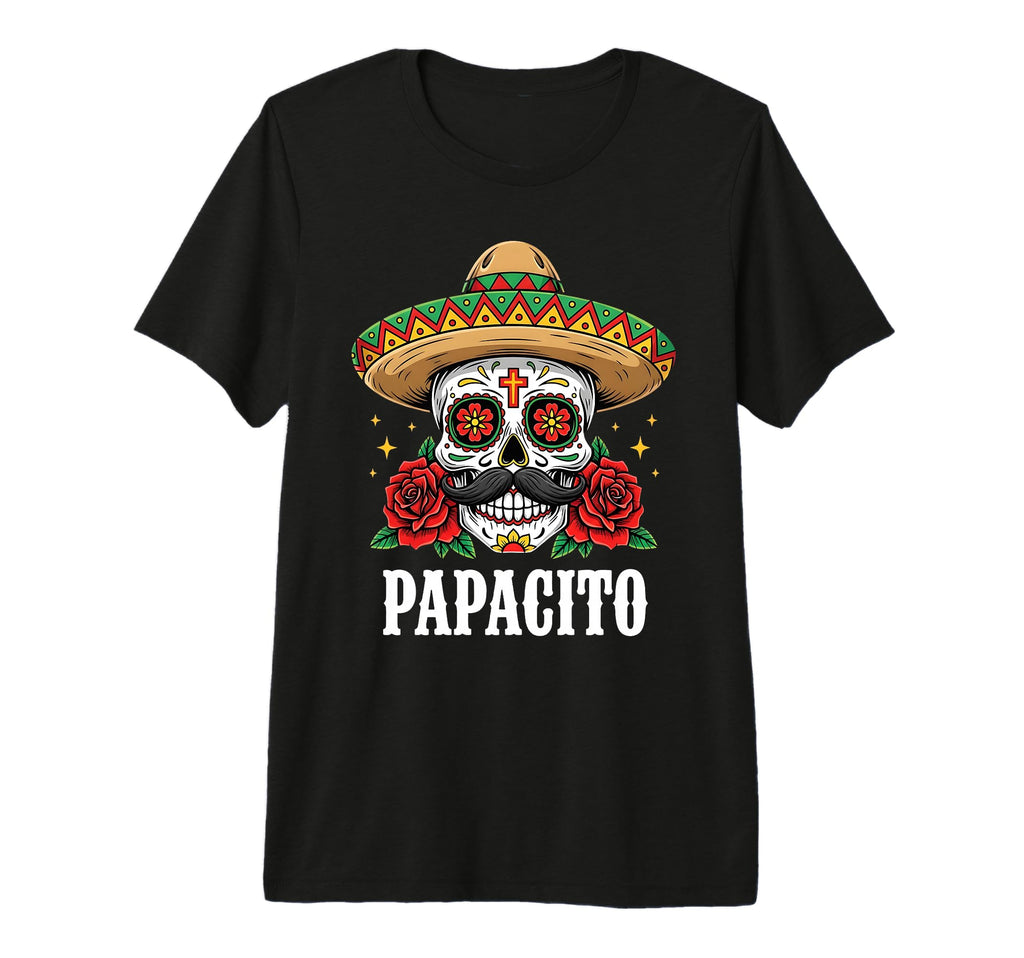 Papacito Cinco De Mayo Sugar Skull T-Shirt - Aesthetic Graphic Men Women - T-Shirt, Sweatshirt, Hoodie