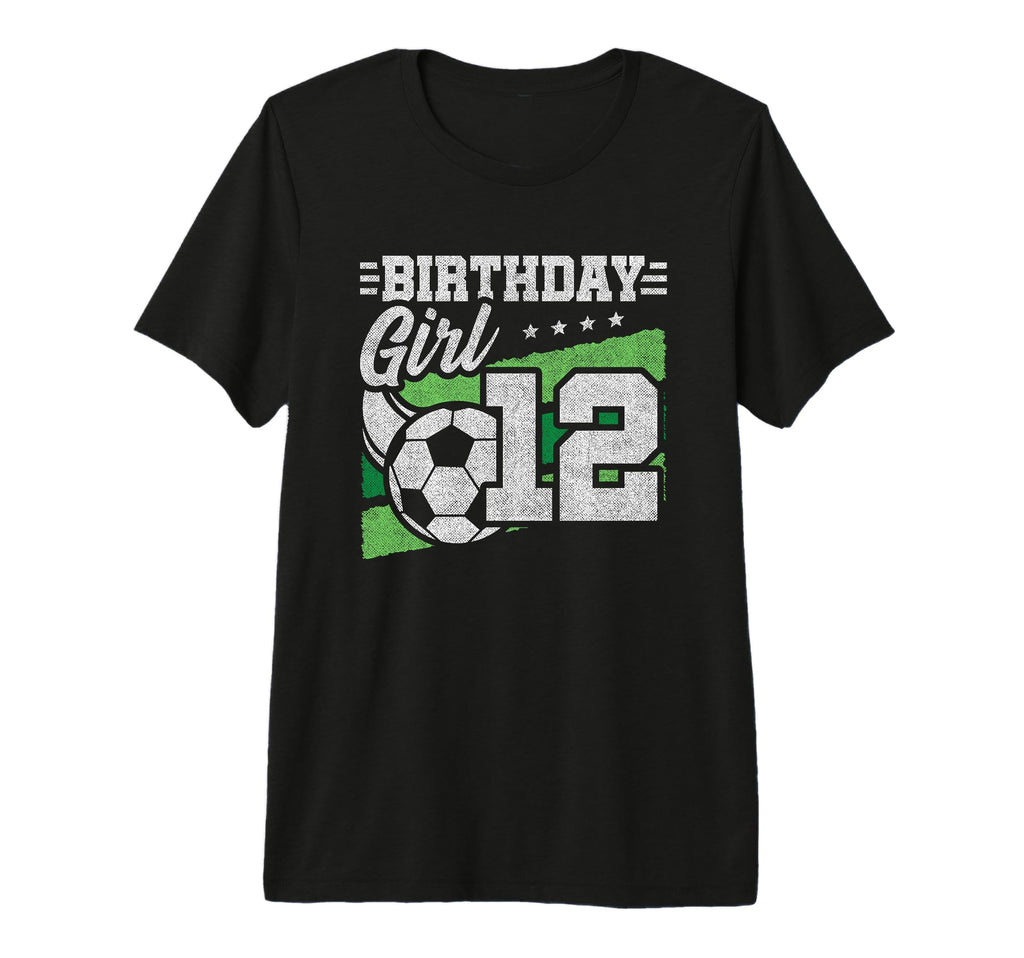 12Th Birthday Soccer Party 12 T-Shirt - Casual Everyday Wear Men Women - T-Shirt, Sweatshirt, Hoodie