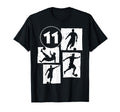 11Th Birthday Soccer Player Football T-Shirt - Streetwear Style for Adults - T-Shirt, Sweatshirt, Hoodie