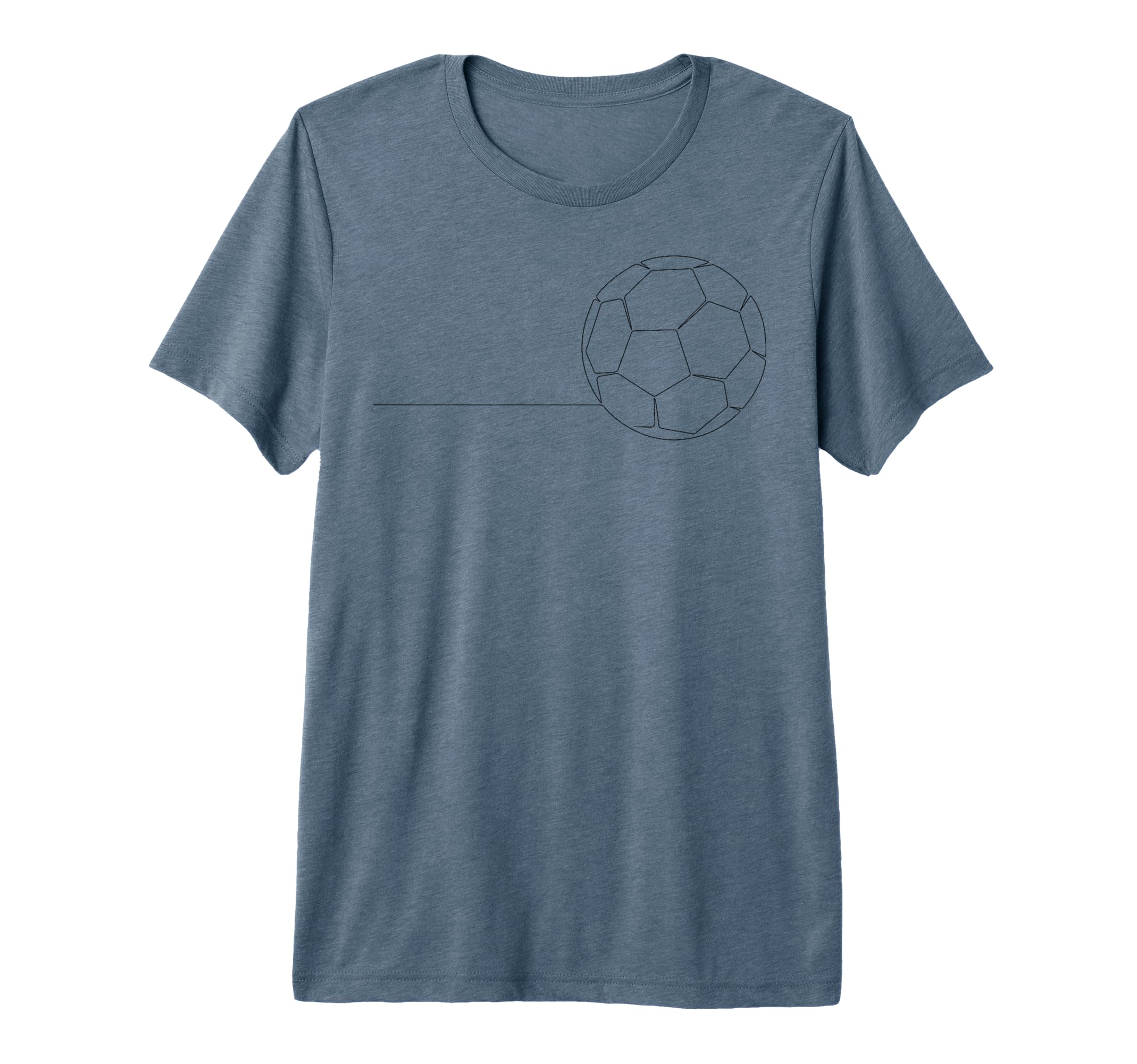 One Line Art Minimalist Soccer Coach T-Shirt - Trendy Graphic Men Women - T-Shirt, Sweatshirt, Hoodie