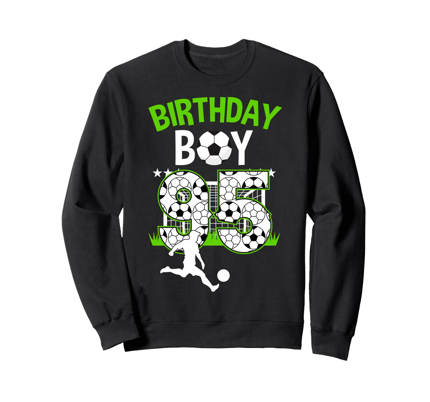 Birthday Soccer 95 Year Old Who Sweatshirt - Minimalist Print Men Women - T-Shirt, Sweatshirt, Hoodie