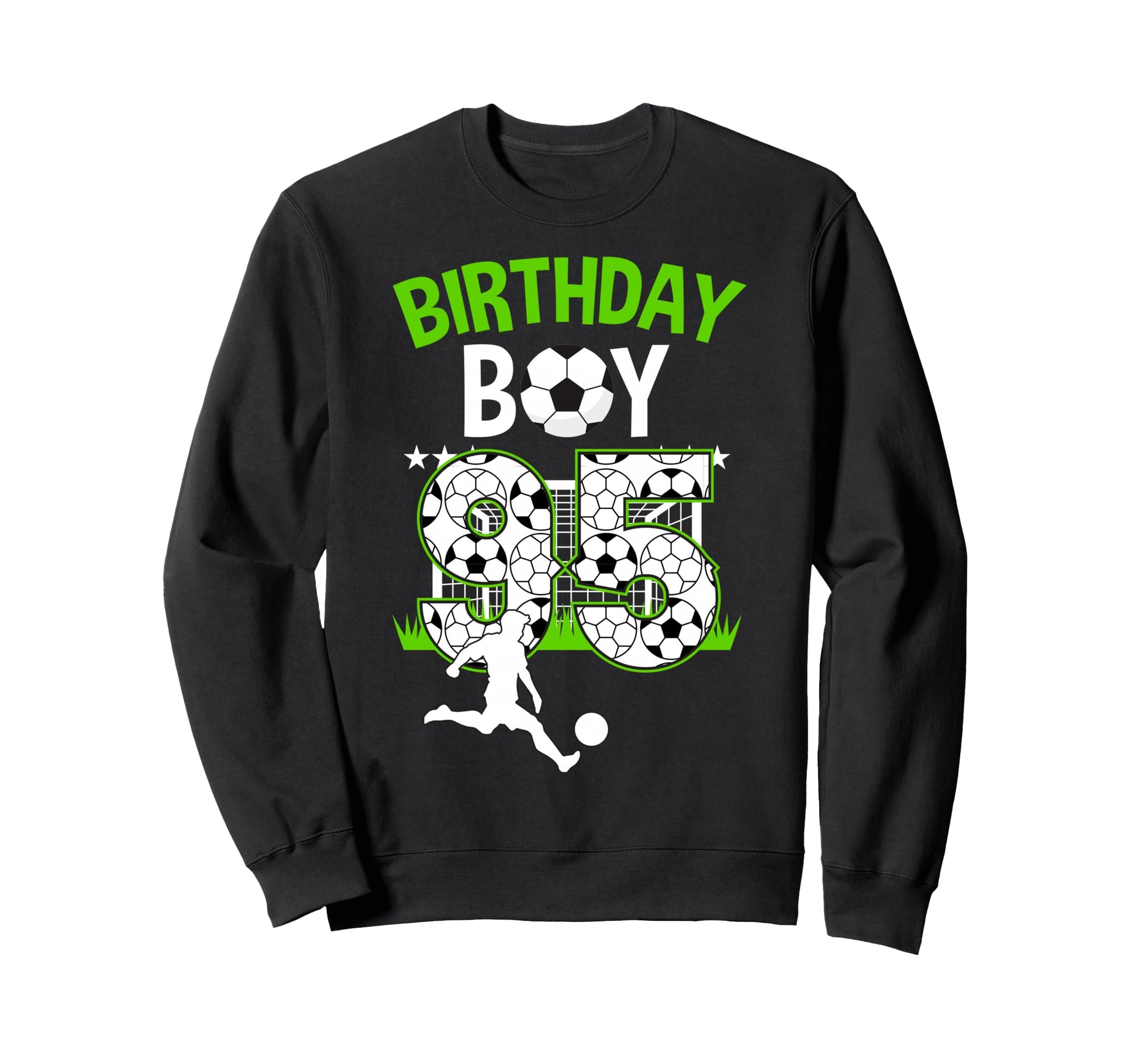 Birthday Soccer 95 Year Old Who Sweatshirt - Minimalist Print Men Women - T-Shirt, Sweatshirt, Hoodie