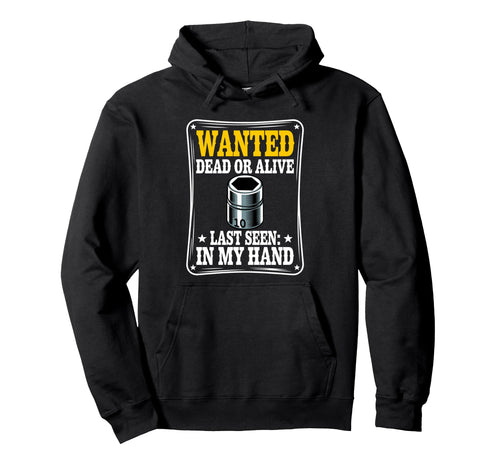10Mm Socket Wanted Car Guy Funny Car Hoodie - Minimalist Print for Adults - T-Shirt, Sweatshirt, Hoodie