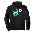 10Th Birthday Soccer Ball Shoes Hoodie - Unique Graphic for Adults - T-Shirt, Sweatshirt, Hoodie