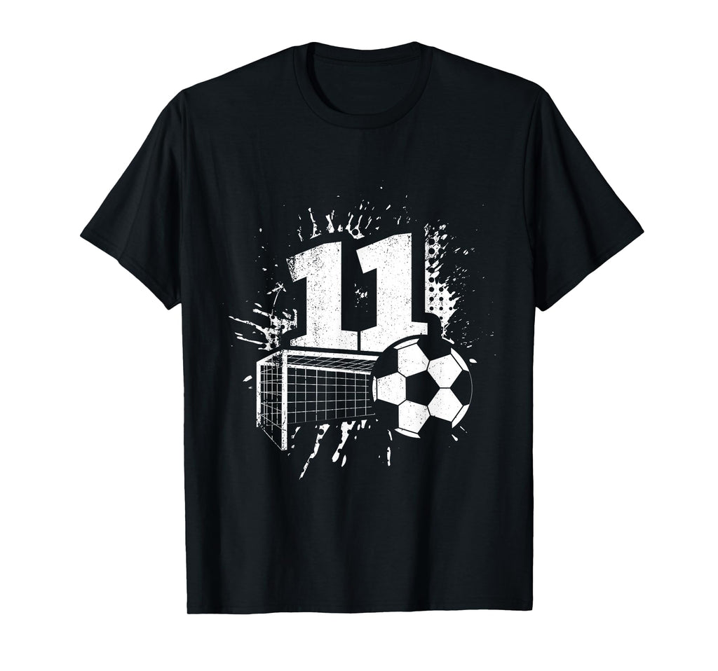 11Th Birthday Soccer Player Football 11 T-Shirt - Aesthetic Graphic Unisex - T-Shirt, Sweatshirt, Hoodie