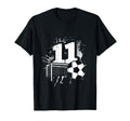 11Th Birthday Soccer Player Football 11 T-Shirt - Aesthetic Graphic Unisex - T-Shirt, Sweatshirt, Hoodie