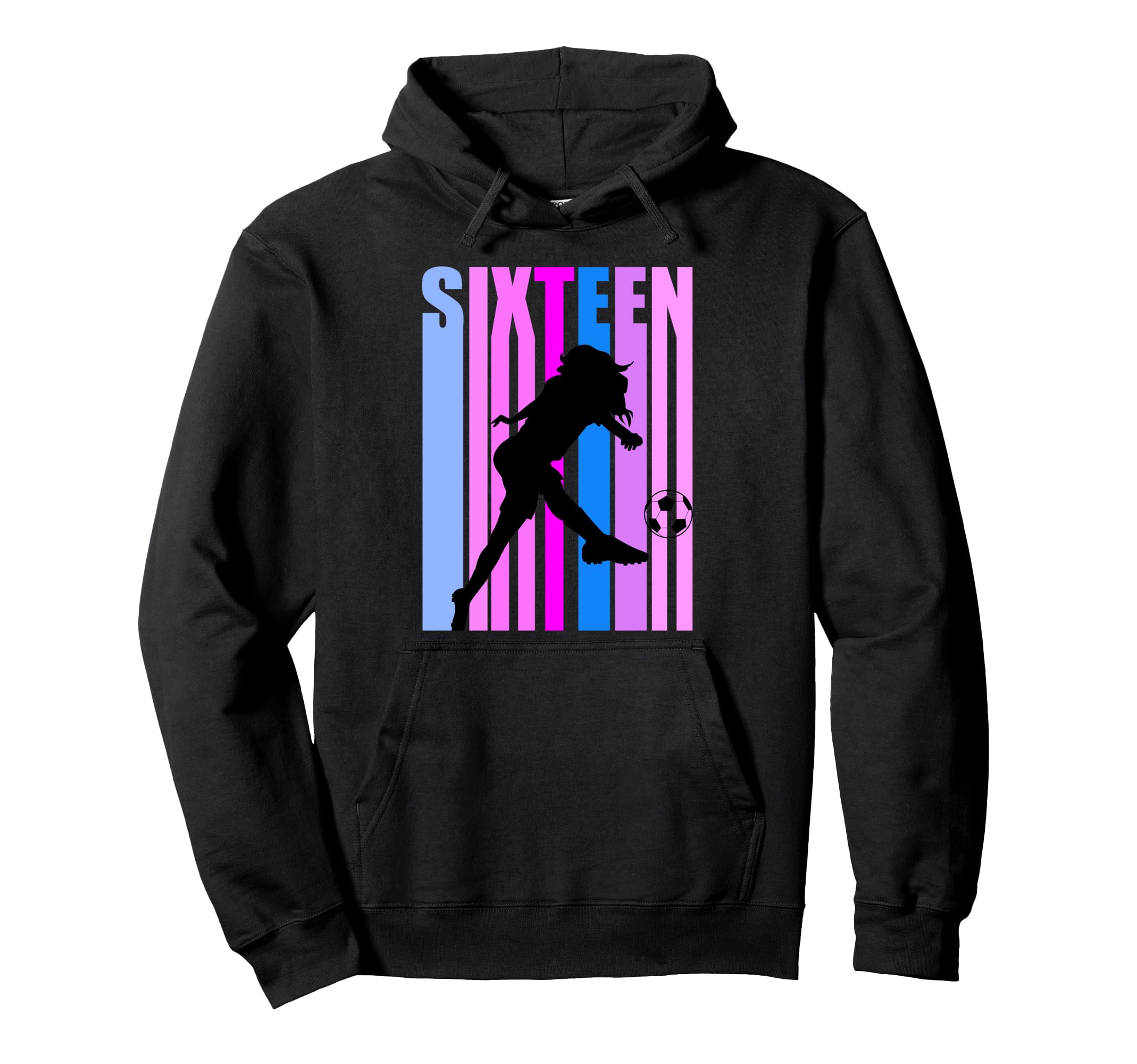 16Th Soccer Birthday Goals Score Plays Hoodie - Graphic Print Men Women - T-Shirt, Sweatshirt, Hoodie
