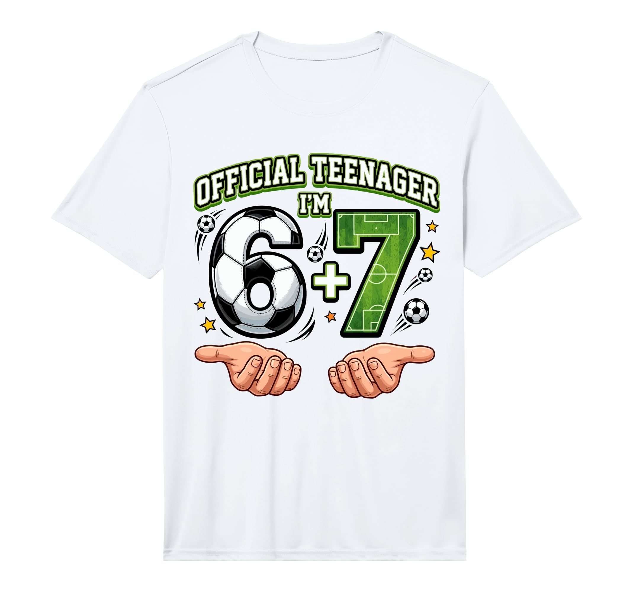 13Th Birthday Teenager 6 7 Funny T-Shirt - Minimalist Print Men Women - T-Shirt, Sweatshirt, Hoodie