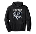 100 Days School Soccer Heart Love 100Th Hoodie - Unique Graphic Men Women - T-Shirt, Sweatshirt, Hoodie