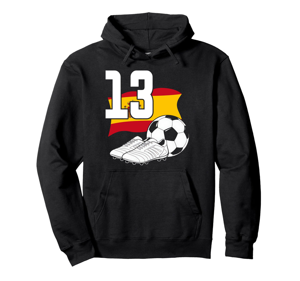 13 Soccer Birthday Gift Soccer Fan Sports Hoodie - Graphic Print Men Women - T-Shirt, Sweatshirt, Hoodie