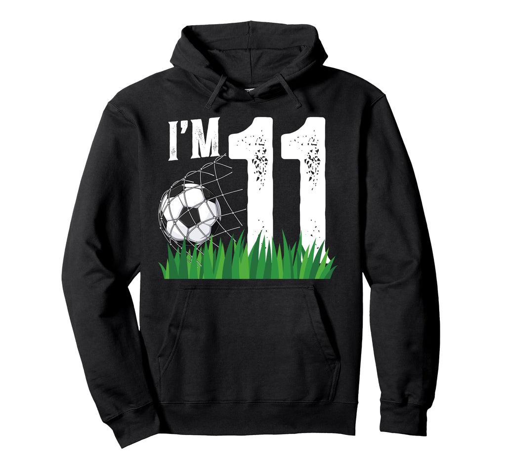 11Th Soccer Birthday Party Eleven Year Hoodie - Minimalist Print Unisex - T-Shirt, Sweatshirt, Hoodie