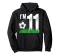 11Th Soccer Birthday Party Eleven Year Hoodie - Minimalist Print Unisex - T-Shirt, Sweatshirt, Hoodie