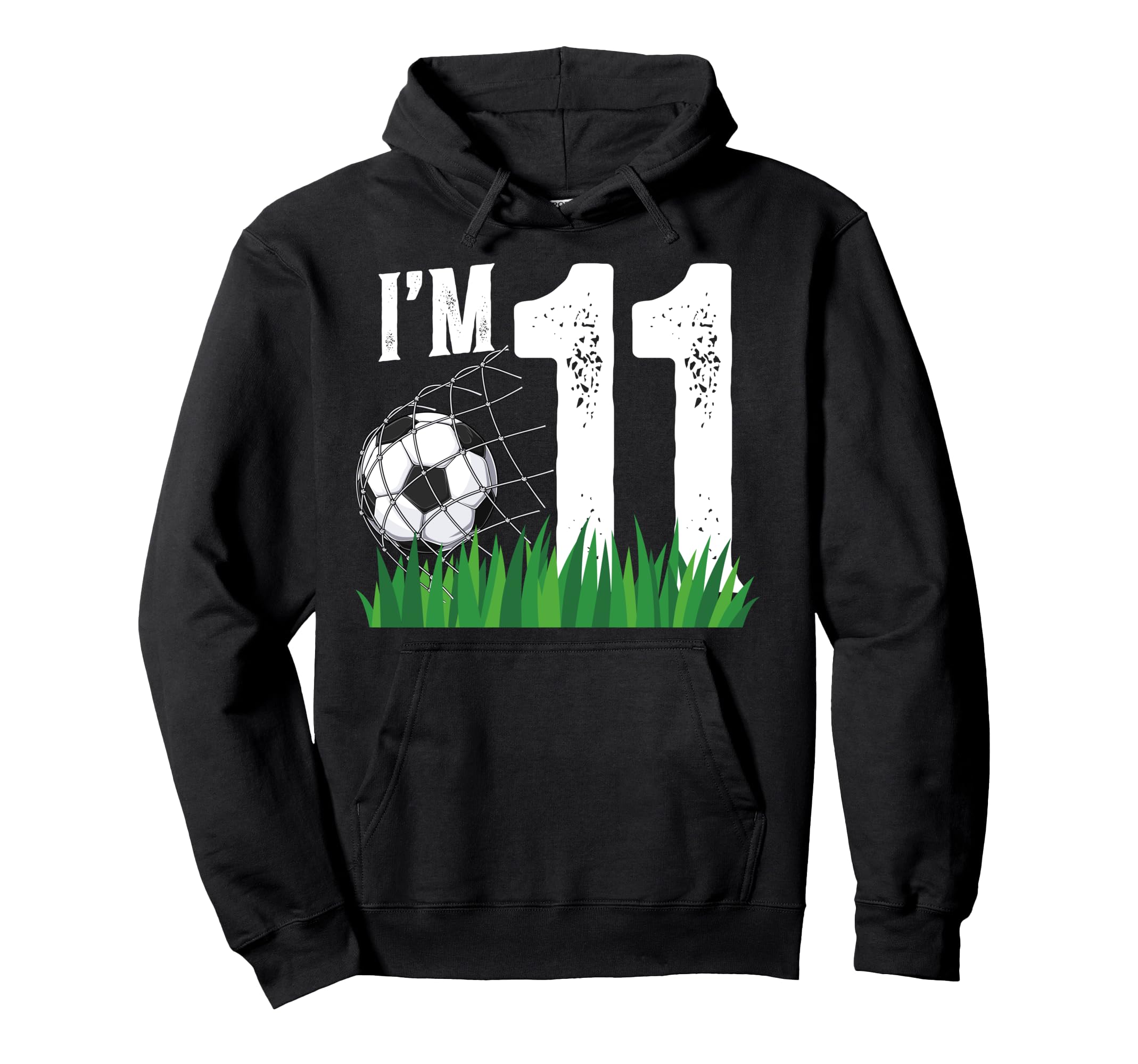 11Th Soccer Birthday Party Eleven Year Hoodie - Minimalist Print Unisex - T-Shirt, Sweatshirt, Hoodie