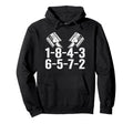 1 8 4 3 6 5 7 2 Firing Order V8 Big Hoodie - Casual Everyday Wear Unisex - T-Shirt, Sweatshirt, Hoodie