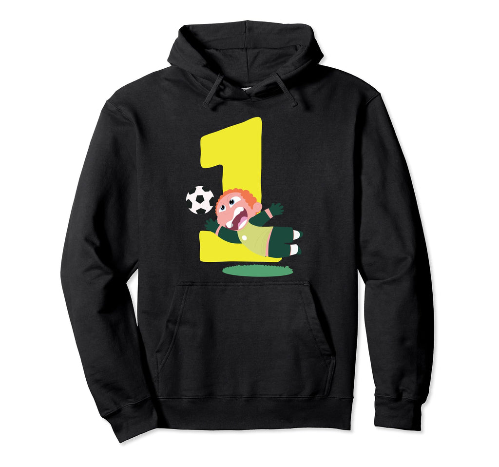1St Birthday 1 Year Soccer Hoodie - Casual Everyday Wear for Adults - T-Shirt, Sweatshirt, Hoodie