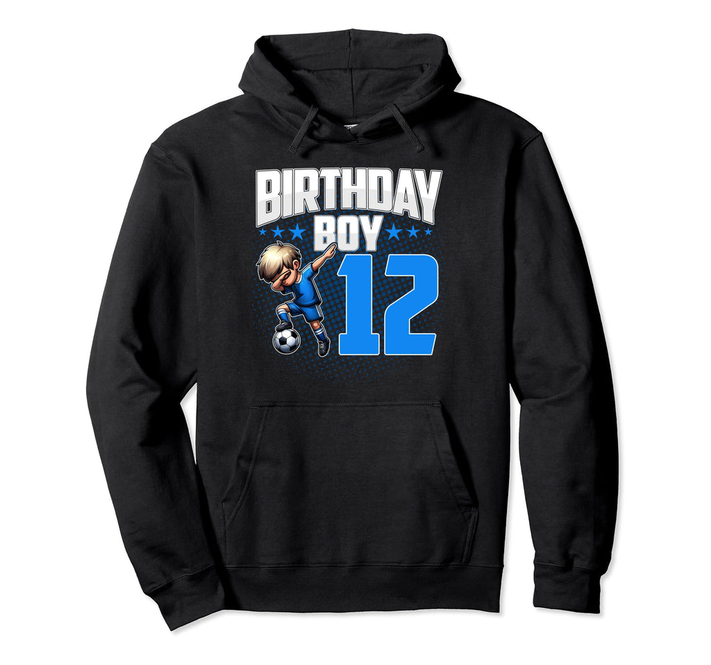 12Th Birthday Soccer Dabbing 12 Years Old Hoodie - Graphic Print Men Women - T-Shirt, Sweatshirt, Hoodie