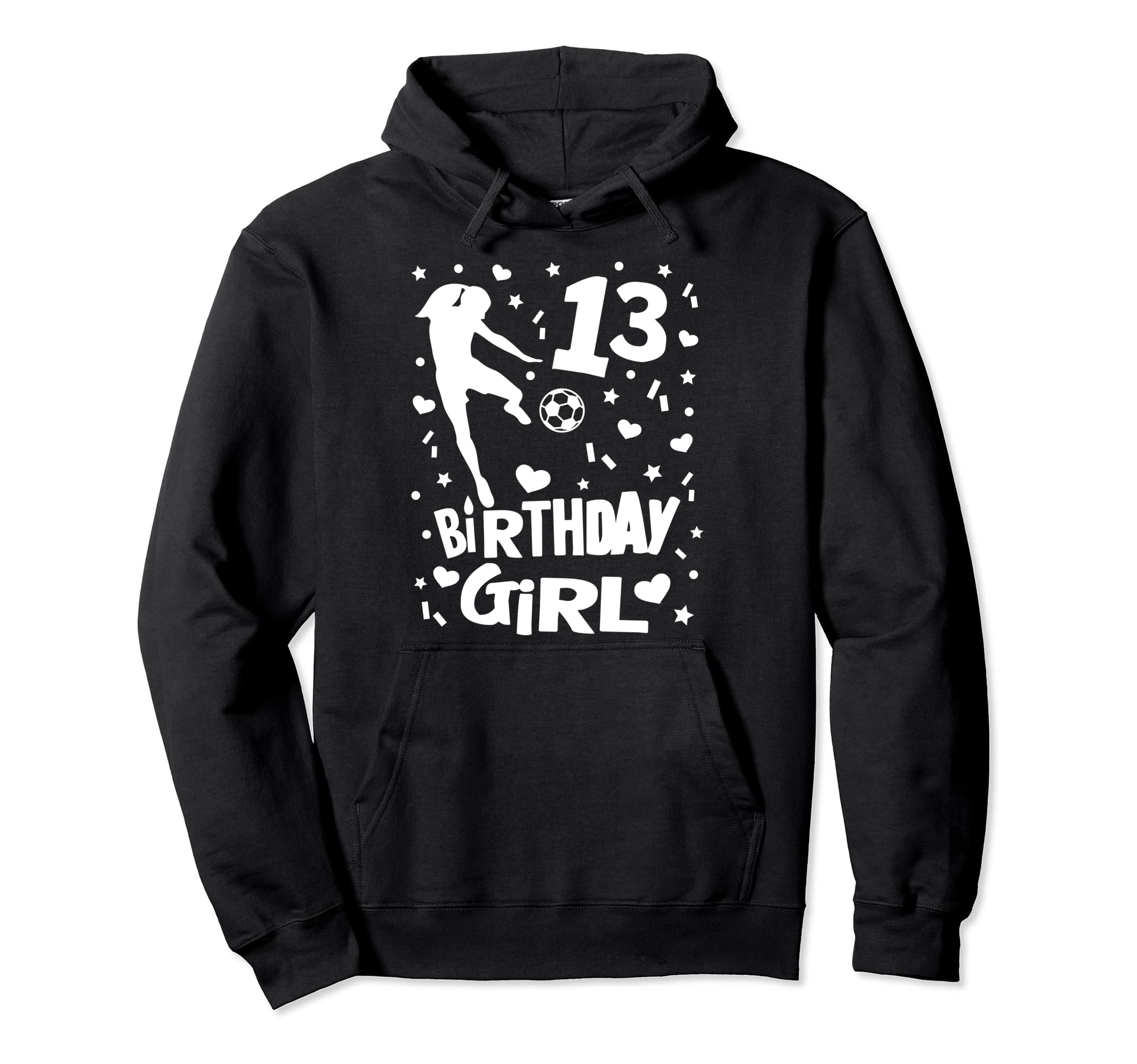 13Th Birthday Soccer Player Gift 13 Year Hoodie - Custom Art Print Unisex - T-Shirt, Sweatshirt, Hoodie